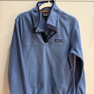 Patagonia Light Blue Synchilla Snap-T Fleece